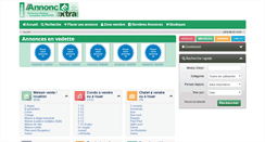 Desktop Screenshot of immoannoncextra.com